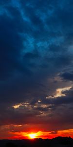 Naturaleza,Puesta Del Sol,Nubes,Horizonte,Cielo