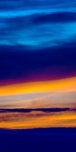 Nuages,Nature,Sky,Lignes,Coucher De Soleil