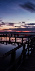 Nature,Sky,Jetée,Lac,Coucher De Soleil