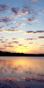 Nature,Sunset,Sky,Lake,Reflection,Ripple,Ripples,Evening,Water,Lilac