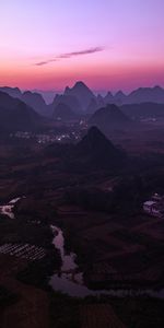 Naturaleza,Puesta Del Sol,Cielo,Montañas,Edificio,Dahl,Distancia