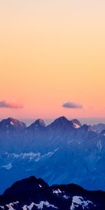 Brouillard,Nature,Sky,Montagnes,Coucher De Soleil