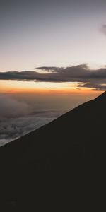 Nature,Sunset,Sky,Mountains,Fog