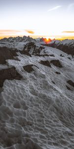 Nature,Sunset,Snow,Mountains