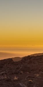 Nature,Sunset,Stones,Sky,Hills,Slope