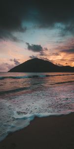 Nature,Sunset,Twilight,Dusk,Island,Sea,Beach