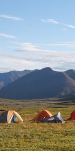 Tentes,Nature,Domaine,Une Randonnée,Champ,Montagnes,Campagne