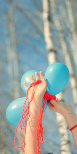 Nature,Trees,Air Balloons,Hands,Balloons