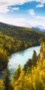 Nature,Trees,Autumn,Rocks,Rivers,Forest,Valley