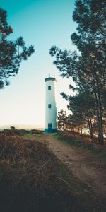 Nature,Trees,Building,Miscellanea,Miscellaneous,Lighthouse,Hill