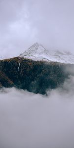 Naturaleza,Árboles,Montañas,Nubes