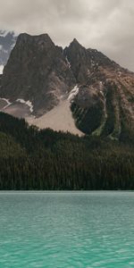 Nature,Trees,Mountain,Lake,Clouds,Landscape