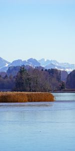 Arbres,Nature,Lac,Montagnes,Paysage