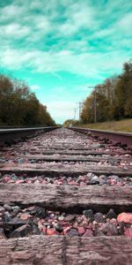 Nature,Route,Arbres,Rails,Paysage