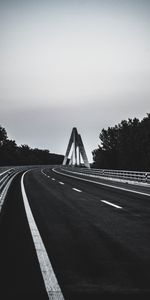 Nature,Trees,Road,Markup,Bw,Chb