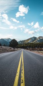 Nature,Trees,Road,Markup,Dahl,Mountains,Distance