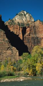 Nature,Trees,Rocks,Branches,Branch,Shadow,Mountain River,Stones,Autumn