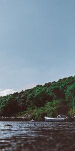 Nature,Ullswater,Alswater,Penrith,Banque,Arbres,Rive,Bateaux