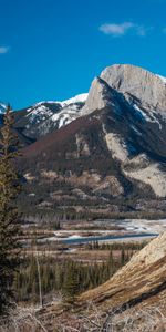 Montagnes,Nature,Neige,Arbres,Paysage