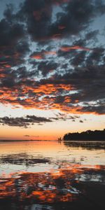 Nature,Twilight,Clouds,Lake,Reflection,Dusk