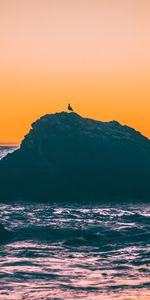 Nature,Twilight,Rocks,Dusk,Sunset,Sea,Waves