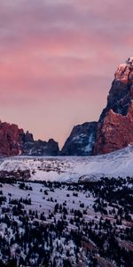 Nature,Twilight,Snow,Mountain,Vertex,Top,Dusk