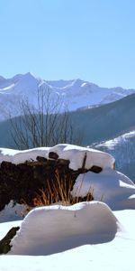 Nature,View,I See,Piedmont,Winter,Drifts,Clear,Mountains,Snow,Italy