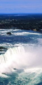 Nature,Water,Flow,Height,Stream,Fog,Niagara Falls,People