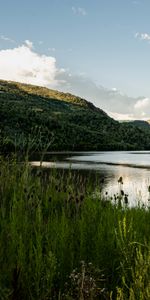 Naturaleza,Agua,Hierba,Cielo,Lago,Cerro,Loma