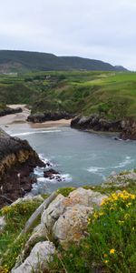 Nature,Water,Houses,Mountain,Spain,Small Houses,Cantabria