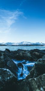 Nature,Water,Lake,Glacier,Stones,Ice