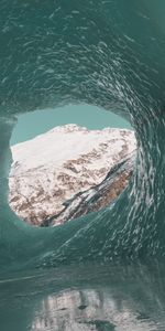 Agua,Montaña,Arriba,Nevado,Cubierto De Nieve,Onda,Ola,Vértice,Naturaleza