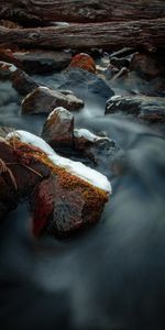 Nature,Water,Rivers,Creek,Brook,Logs,Stones