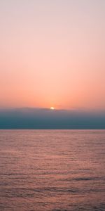 Nature,Eau,Horizon,Mer,Coucher De Soleil,Rose