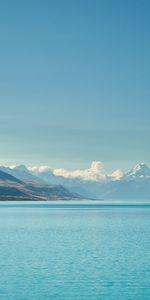 Nature,Water,Sky,Clouds,Horizon,Mountains,Sea