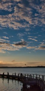 Nature,Nuages,Eau,Jetée,Sky,Mer