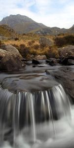 Журчание,Поток,Камни,Вода,Горная Река,Природа