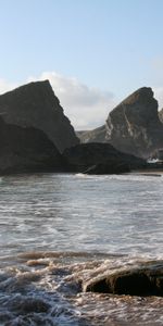 Nature,Water,Stones,Rocks,Sea,Waves