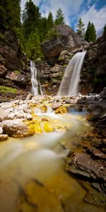 Noyaux,Roches,Les Rochers,Nature,Eau,Couler,Ruisseau,Cascade