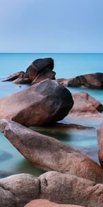 Nature,Water,Stones,Smooth,Surface,Sea