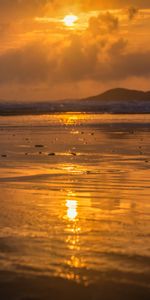 Nature,Water,Sunset,Sea,Shore,Bank,Sunlight