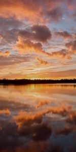 Nature,Water,Sunset,Sun,Horizon,Glare