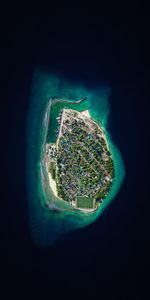 Nature,Water,Trees,Island,Buildings