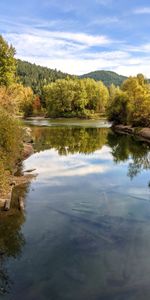 Nature,Water,Trees,Lake,Forest,Hills