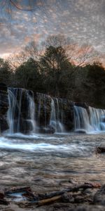 Скалы,Деревья,Вода,Природа,Водопад,Пейзаж