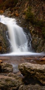 Nature,Waterfall,Flow,Cascade,Stones