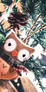 Fêtes,Jouet,Hibou,Nouvel An,Chouette,Noël