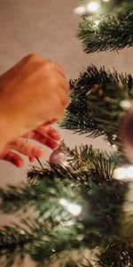 Año Nuevo,Guirnalda,Bolas,Vacaciones,Árbol De Navidad,Pelotas,Navidad