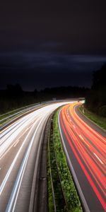 Naturaleza,Iluminación,Encendiendo,Noche,Camino,Turno,Giro,Iluminar Desde El Fondo