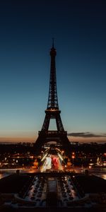 Night,Cities,Paris,Eiffel Tower,City Lights